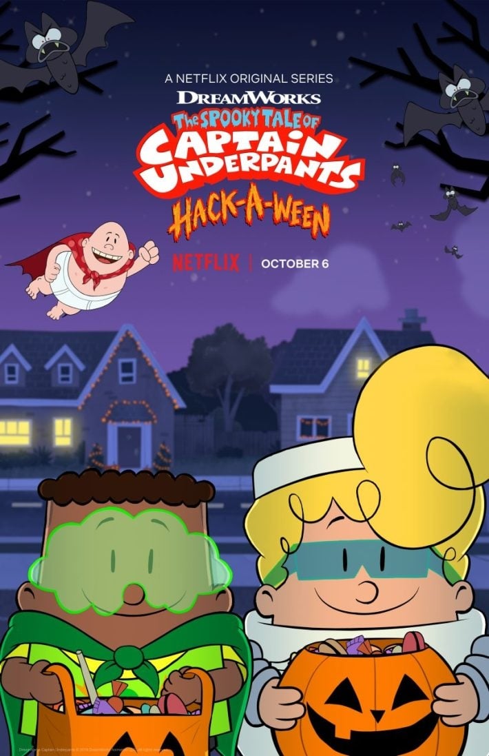 دانلود انیمیشن The Spooky Tale of Captain Underpants 2019